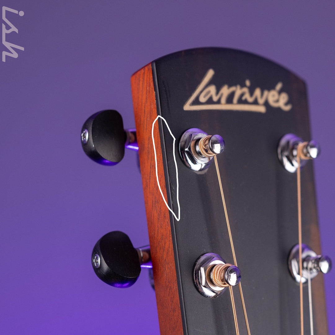 2003 Larrivee P-03K Koa Parlor Acoustic Guitar