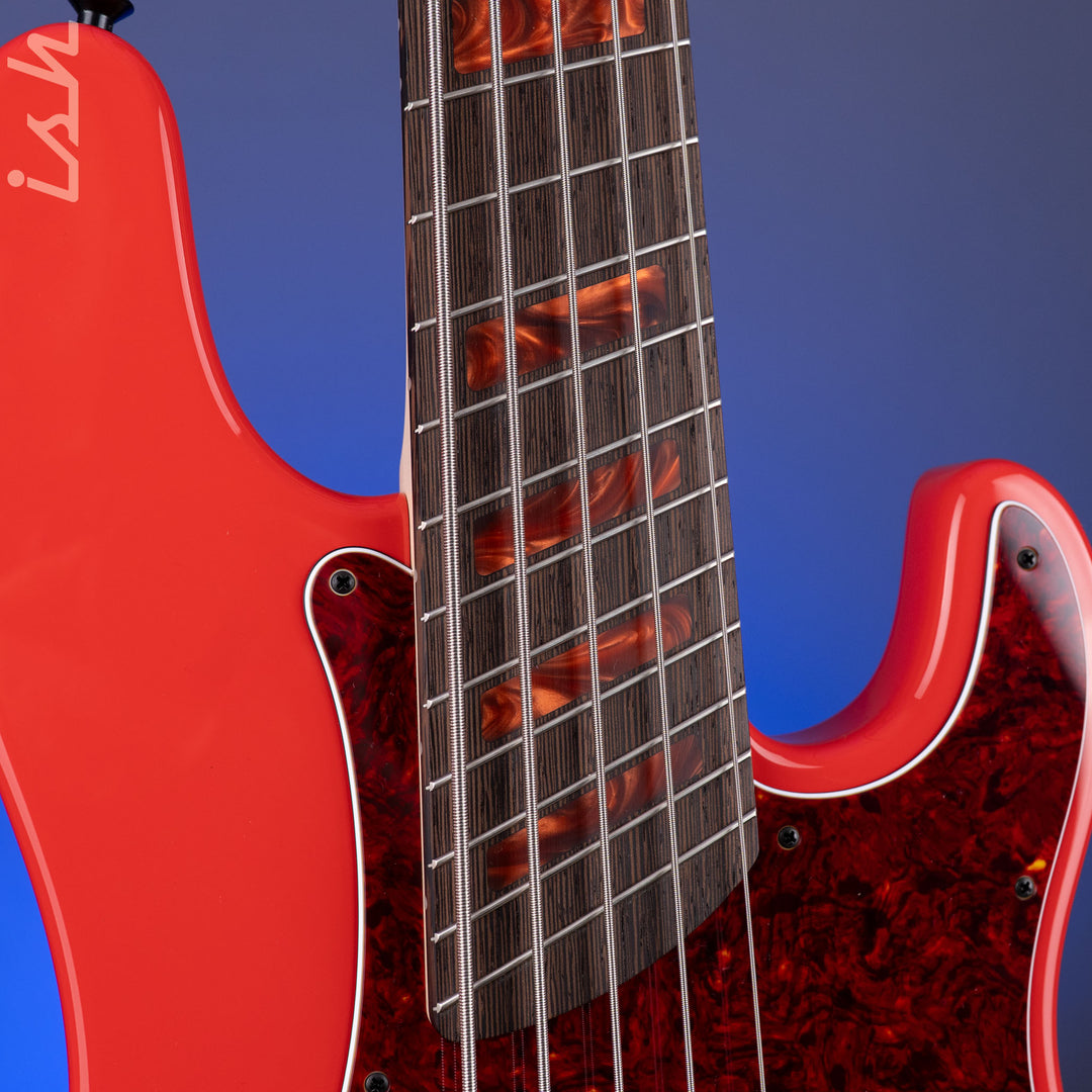 Dingwall Custom Shop Super P 5-String Bass Fiesta Red