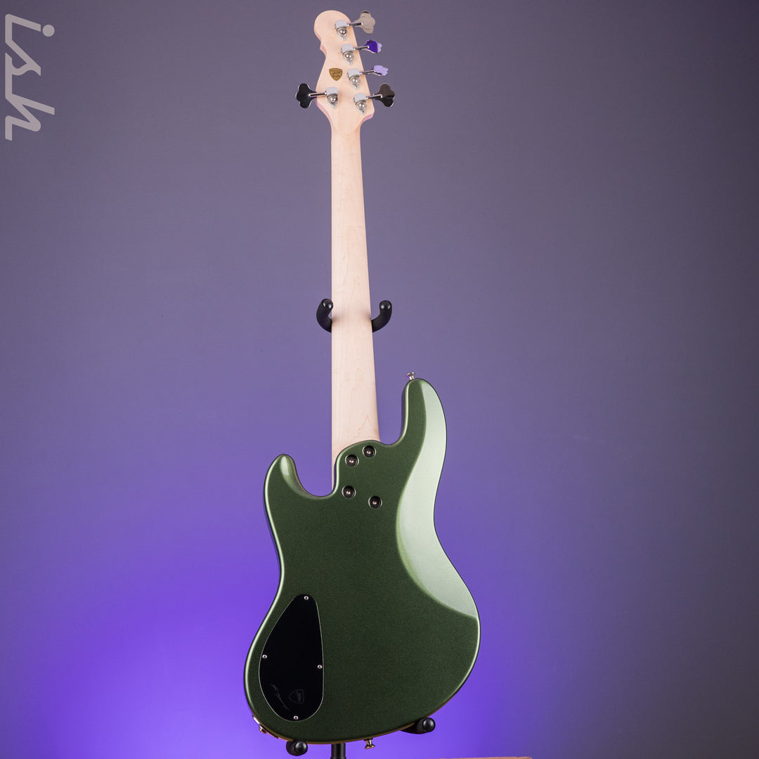 Dingwall Super J 5-string Fretless Metallic Green