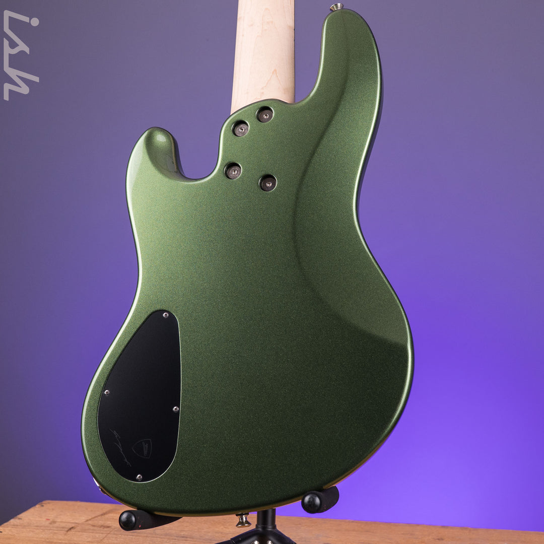 Dingwall Super J 5-string Fretless Metallic Green