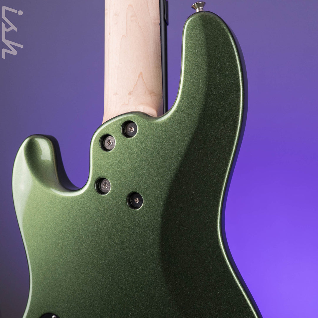 Dingwall Super J 5-string Fretless Metallic Green