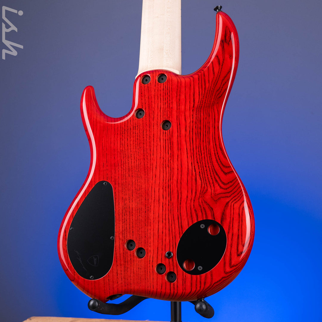 Dingwall Z3 6-String Bass Maple Burl Dark Purple to Red Reverseburst