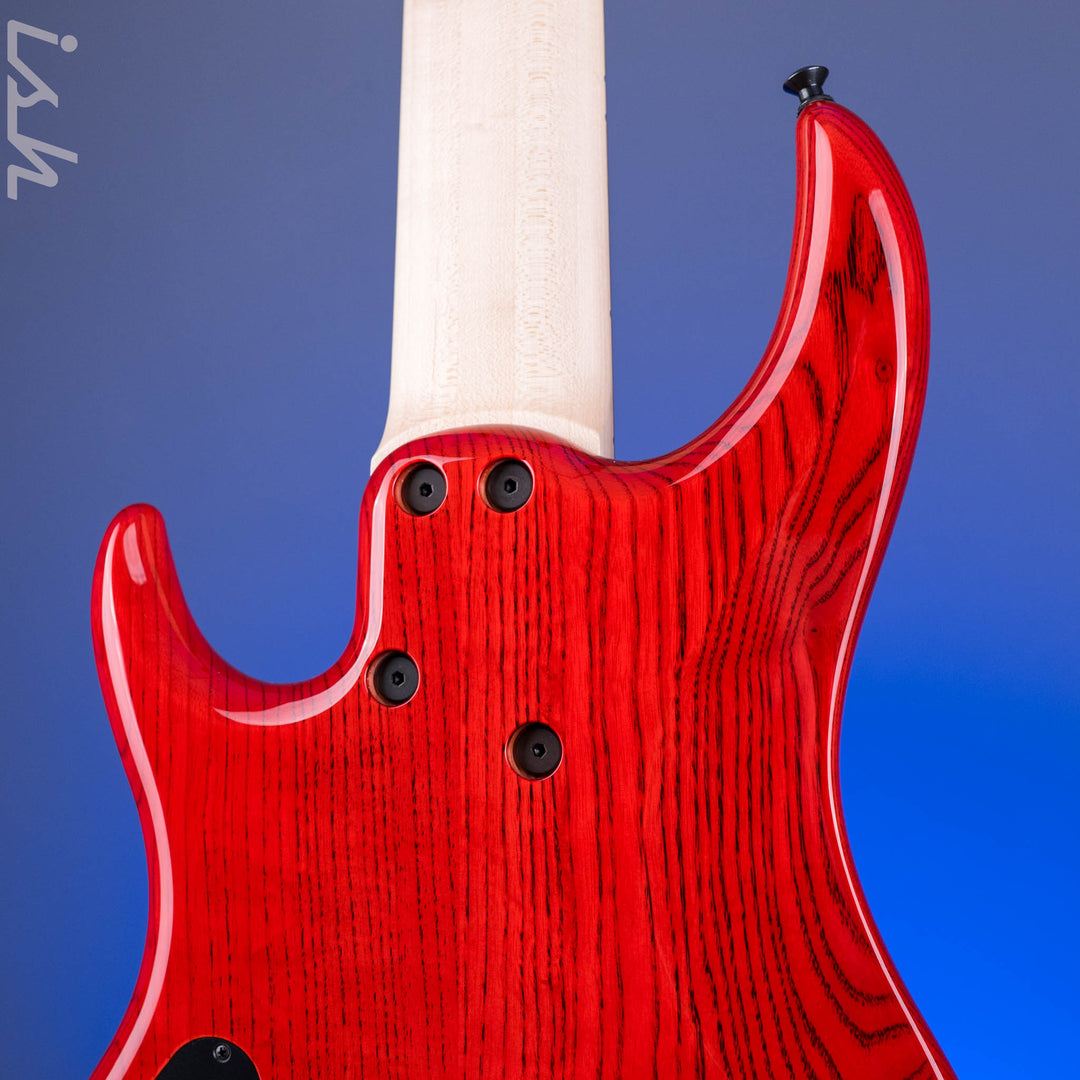 Dingwall Z3 6-String Bass Maple Burl Dark Purple to Red Reverseburst