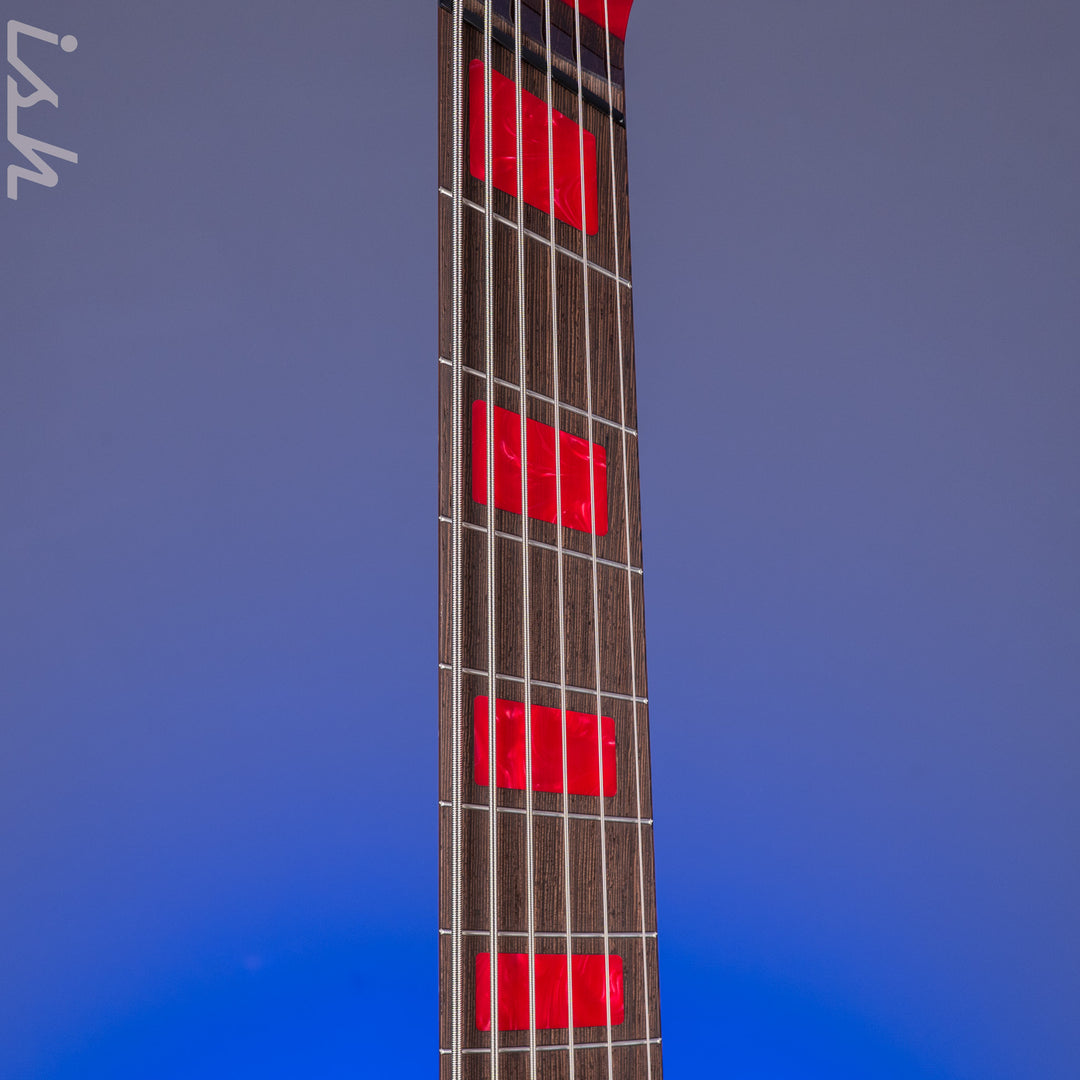 Dingwall Z3 6-String Bass Maple Burl Dark Purple to Red Reverseburst