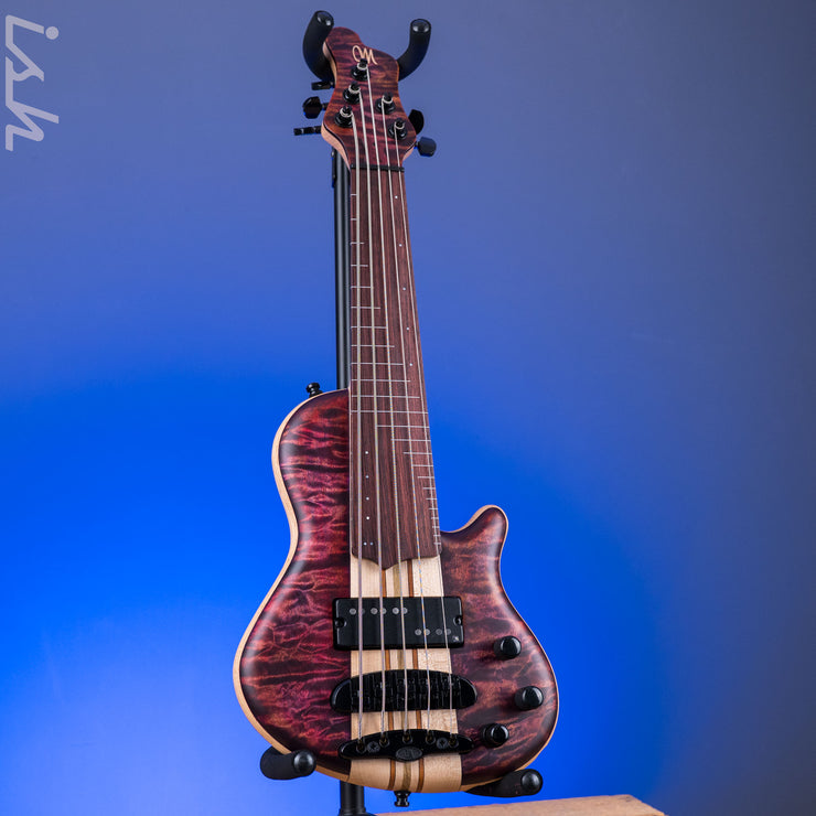 Mayones Cali 5 Fretless Mini Bass Flamed Maple