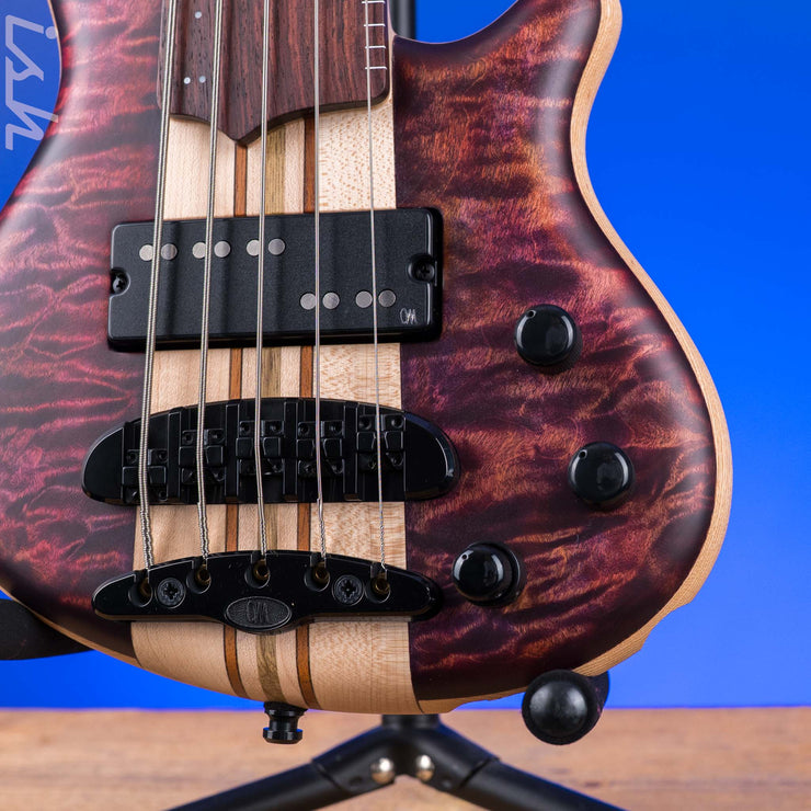 Mayones Cali 5 Fretless Mini Bass Flamed Maple