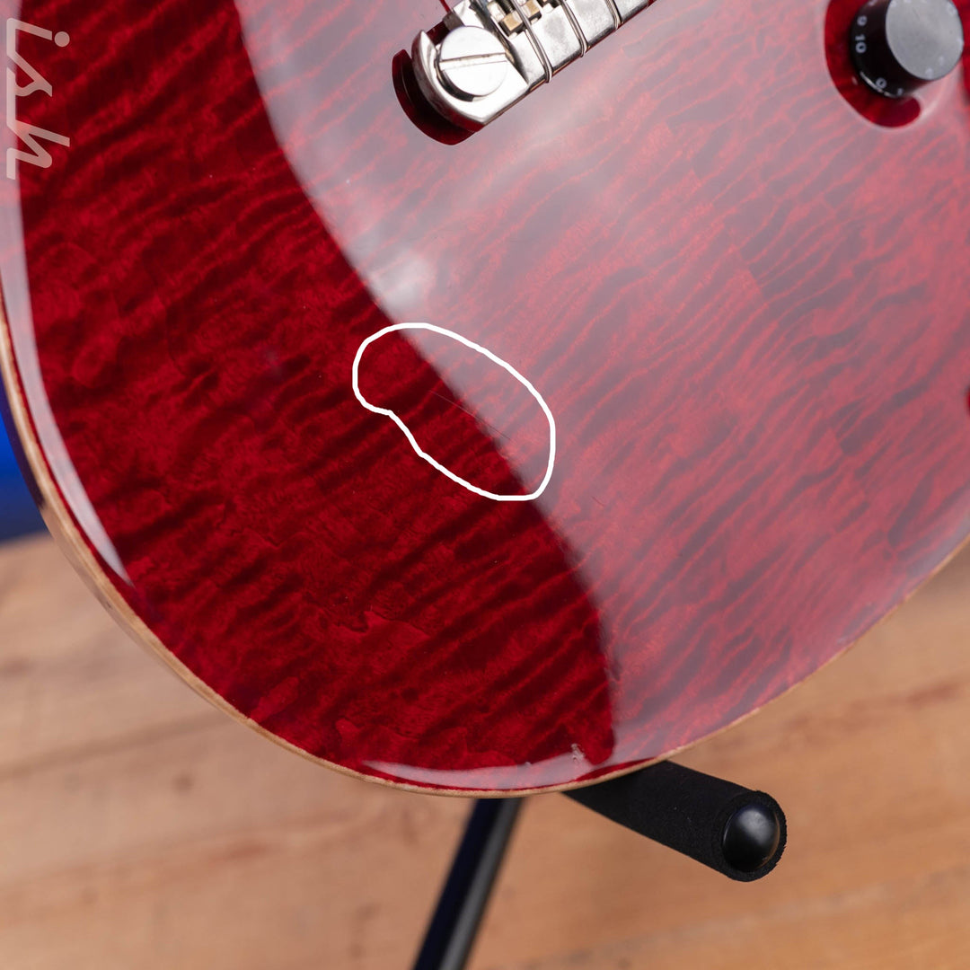 2007 PRS SC250 Electric Guitar Black Cherry