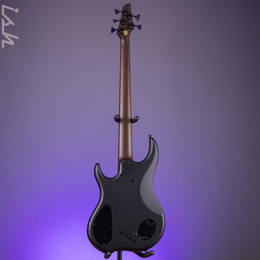 Dingwall Z Series 5-String Bass Figured Maple Burl Charcoal to Turquoise Reverseburst