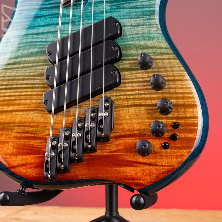 Dingwall Z3 5-String Bass Indigo to Orange Fade – Ish Guitars
