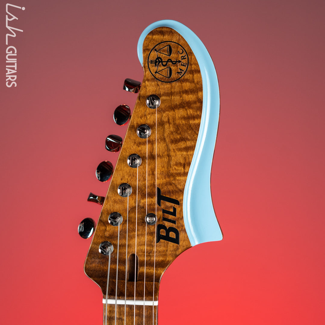 Bilt MERC Electric Guitar Daphne Blue