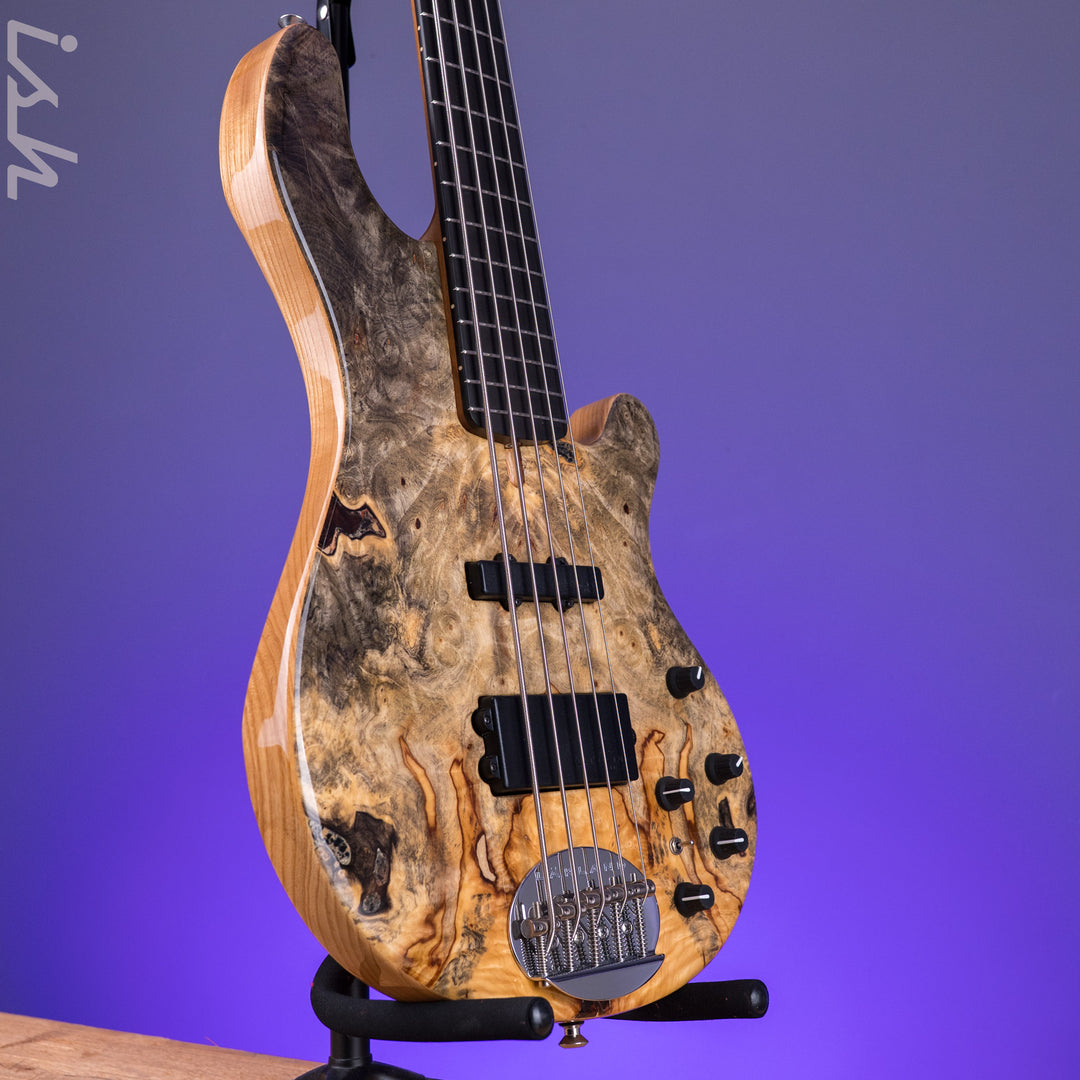 2020-2021 Lakland 55-94 Deluxe 5-String burl maple