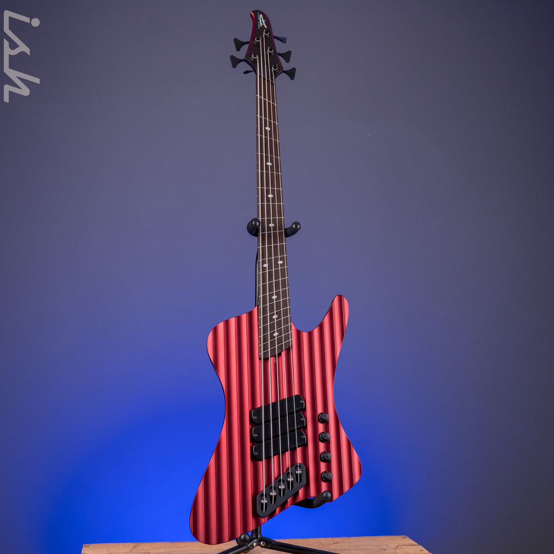 Dingwall Rob van der Loo Signature D-Roc Custom 5-String Bass Matte Candy Pearl Wild Cherry