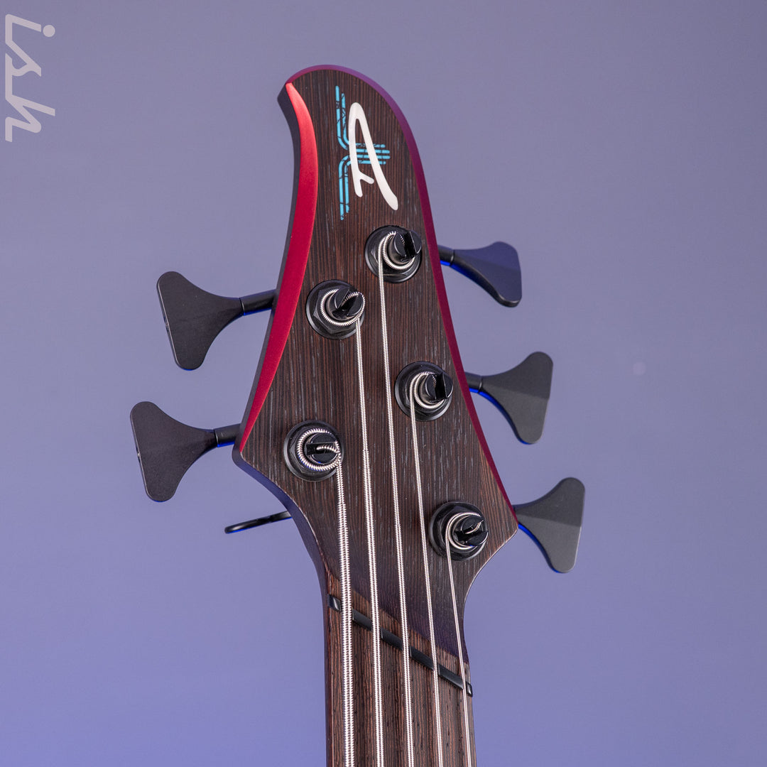 Dingwall Rob van der Loo Signature D-Roc Custom 5-String Bass Matte Candy Pearl Wild Cherry