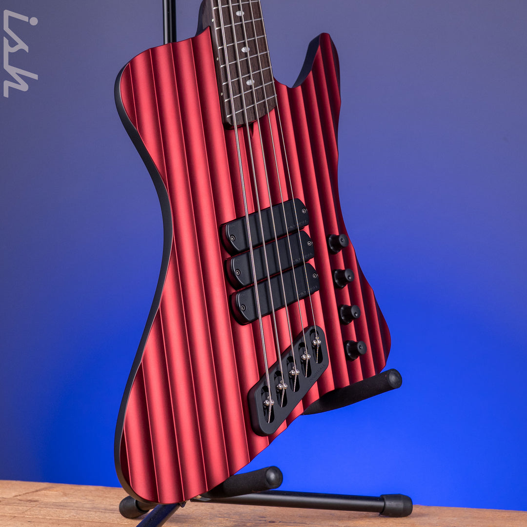 Dingwall Rob van der Loo Signature D-Roc Custom 5-String Bass Matte Candy Pearl Wild Cherry