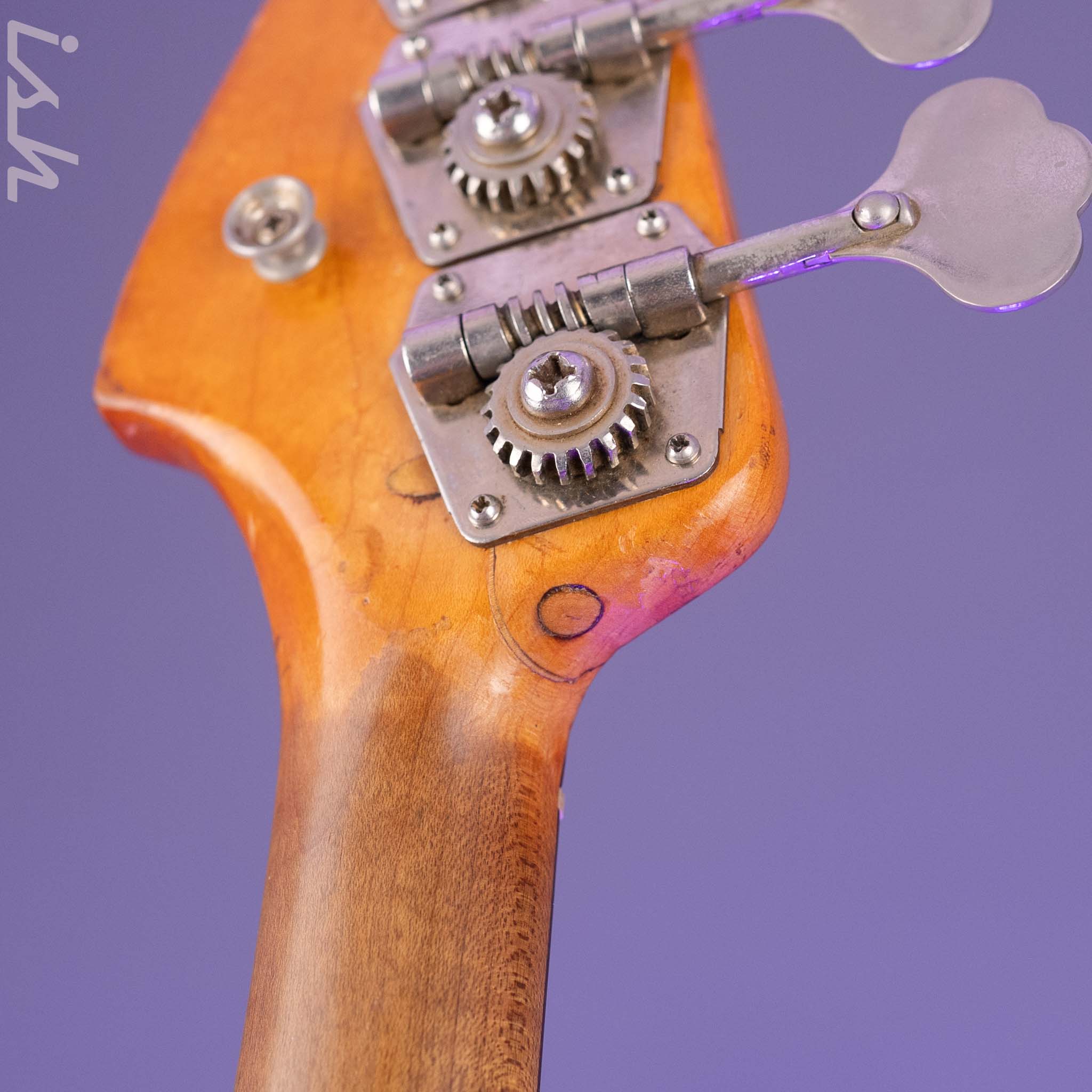 1962 Fender Jazz Bass Sunburst Pre-CBS – Ish Guitars