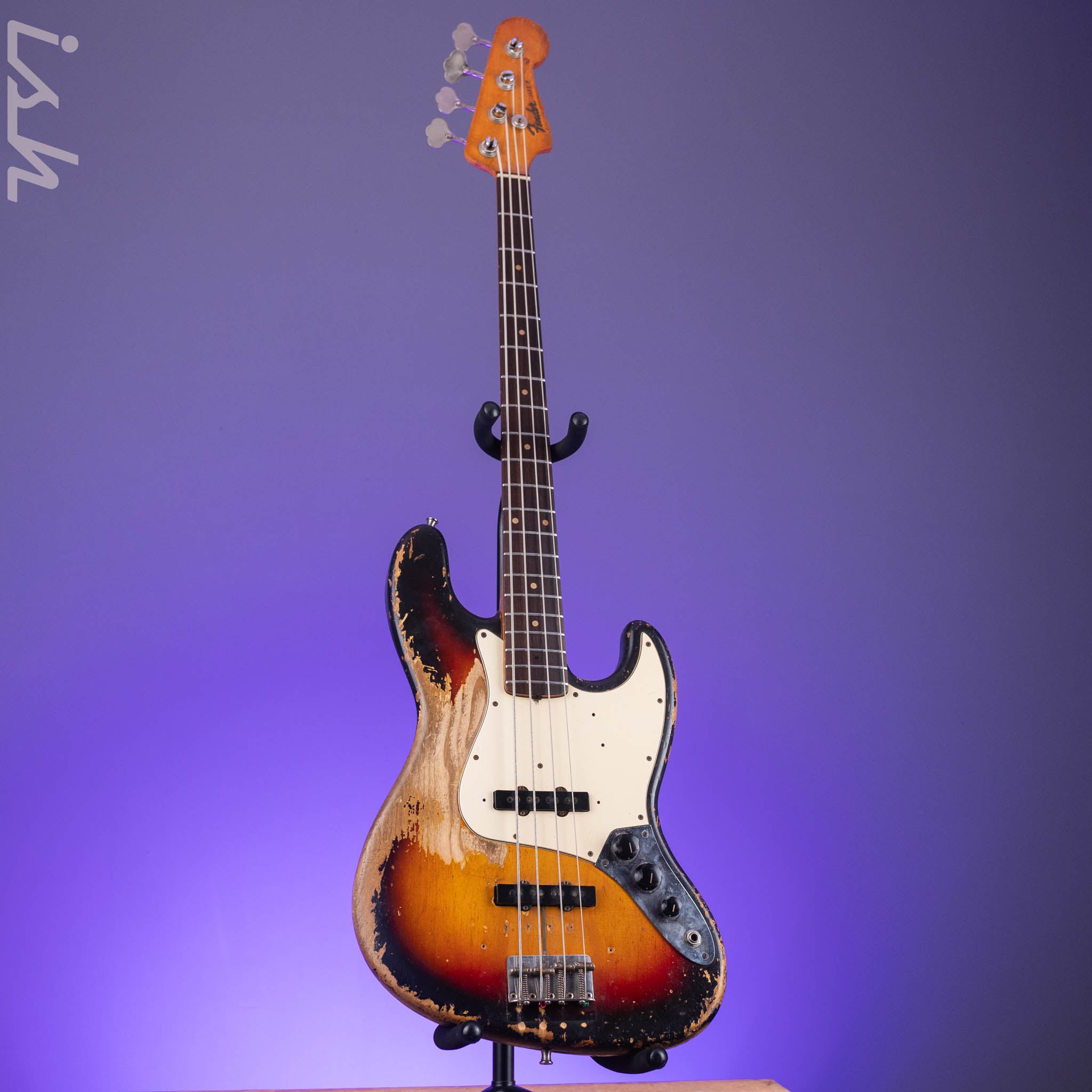 1962 Fender Jazz Bass Sunburst Pre-CBS – Ish Guitars