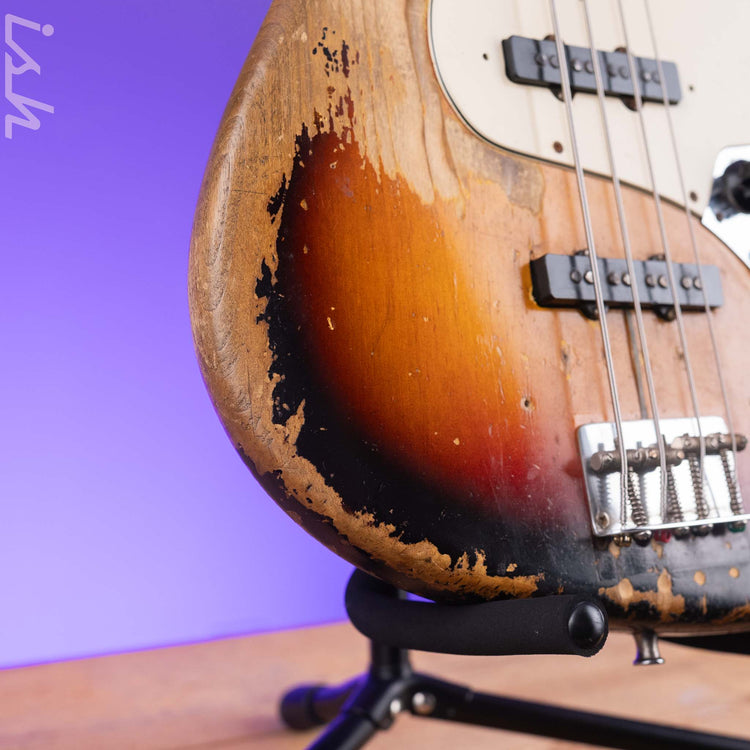 1962 Fender Jazz Bass Sunburst Pre-CBS – Ish Guitars