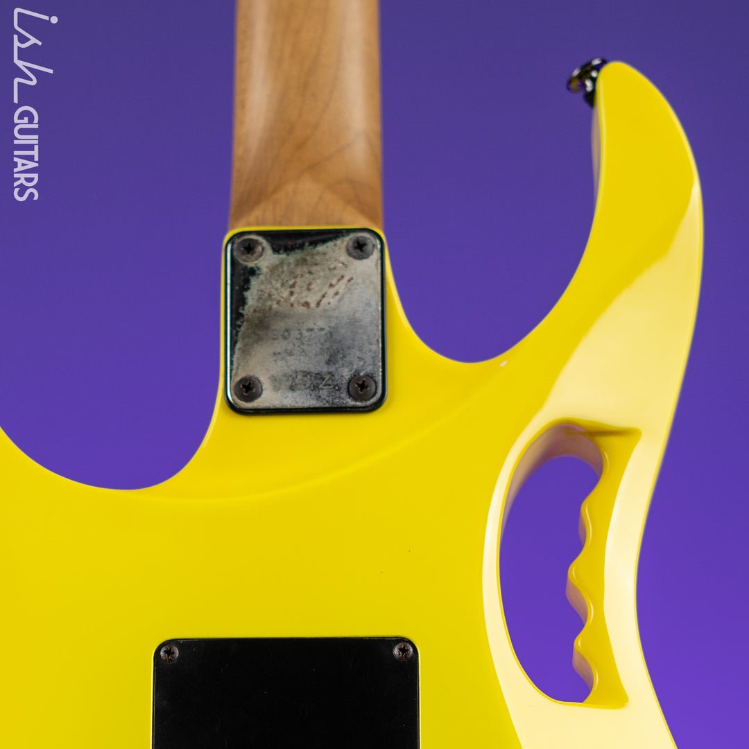 1990 Ibanez JEM 777 Steve Vai Signature Desert Yellow *Signed*
