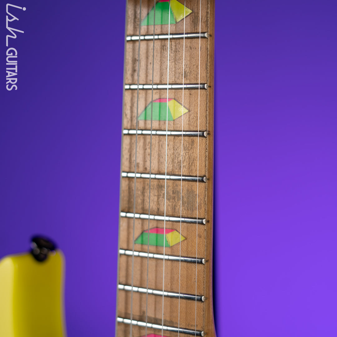 1990 Ibanez JEM 777 Steve Vai Signature Desert Yellow *Signed*