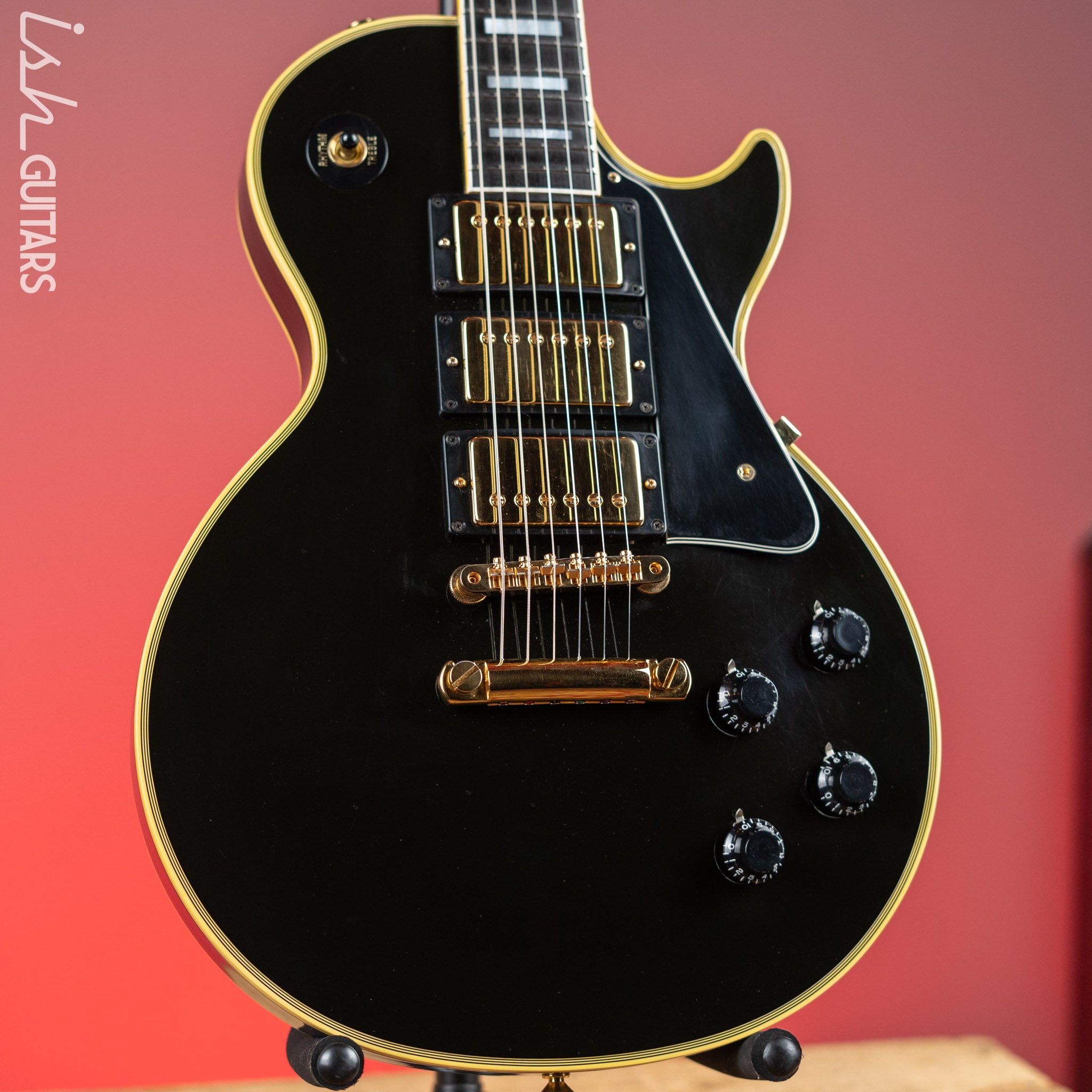 1989 Gibson Les Paul Custom 35th Anniversary Black – Ish Guitars