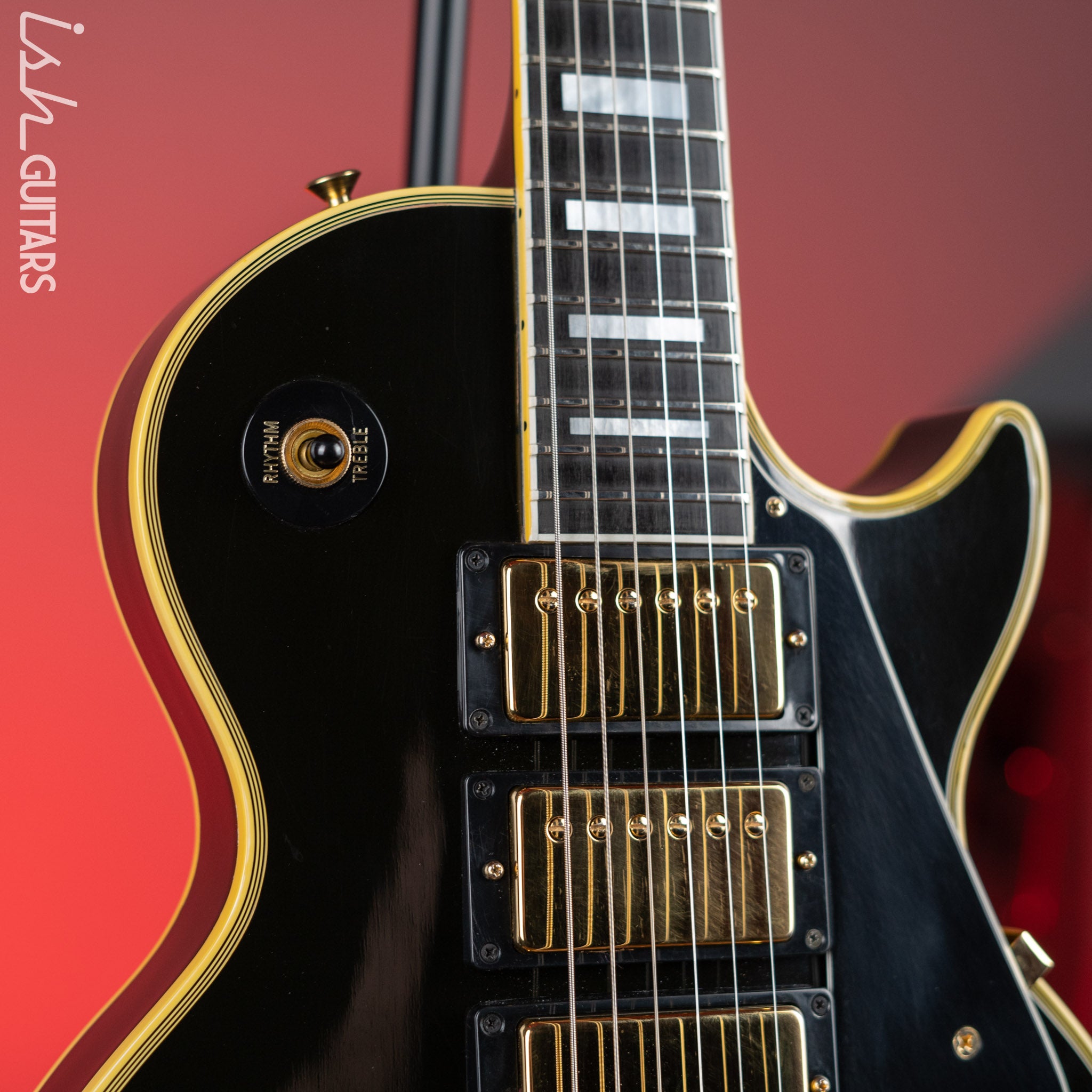 1989 Gibson Les Paul Custom 35th Anniversary Black – Ish Guitars