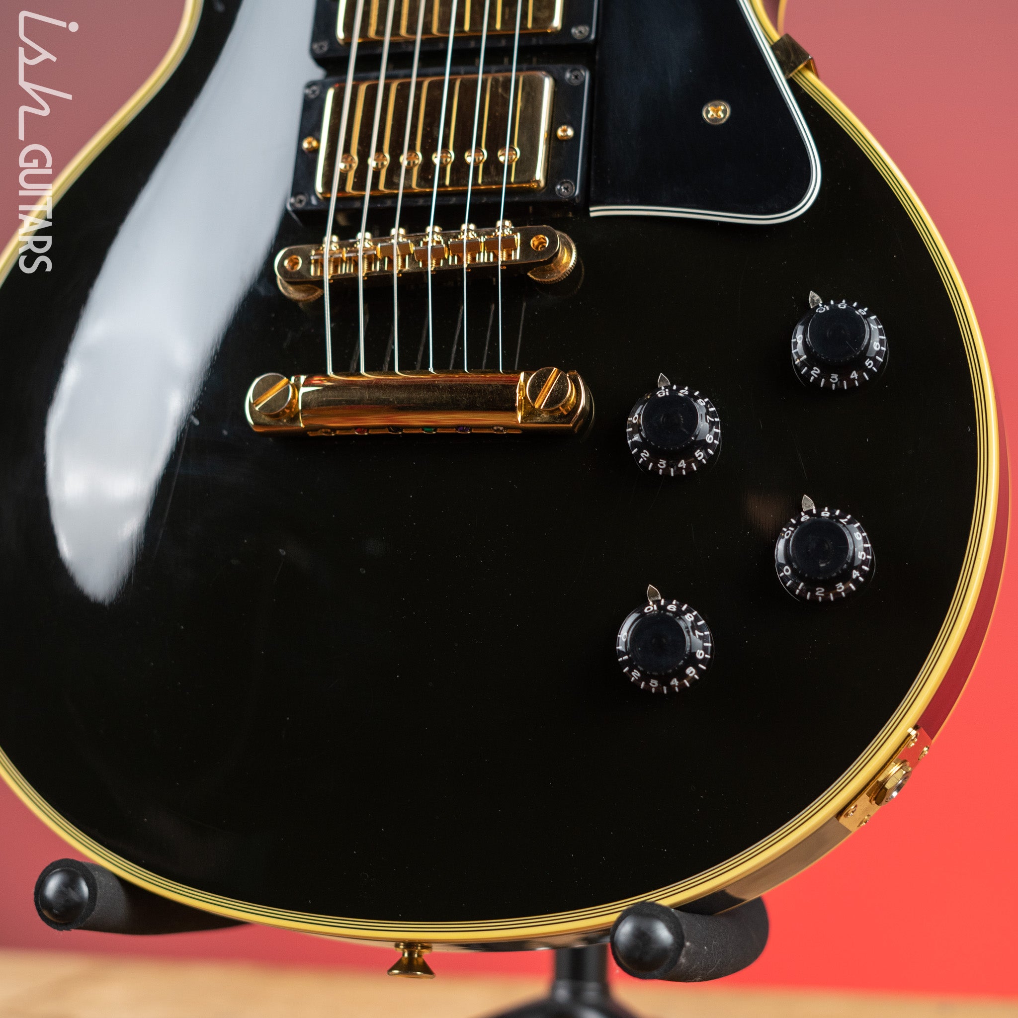 1989 Gibson Les Paul Custom 35th Anniversary Black – Ish Guitars