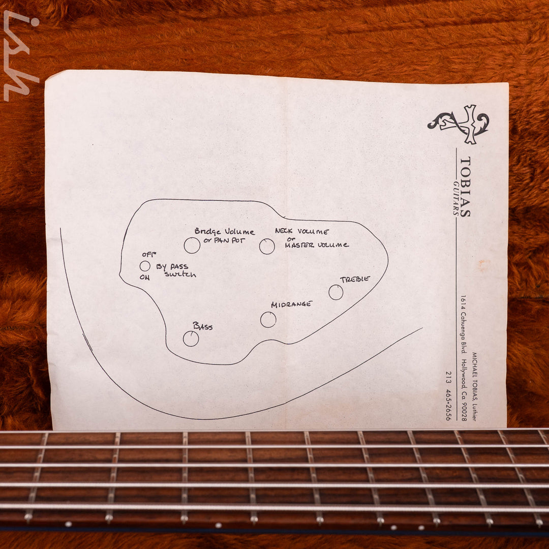 1980s Tobias Guitars Pre-Gibson Basic 5 Blue 
