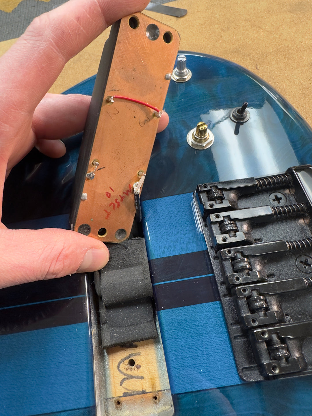1980s Tobias Guitars Pre-Gibson Basic 5 Blue 