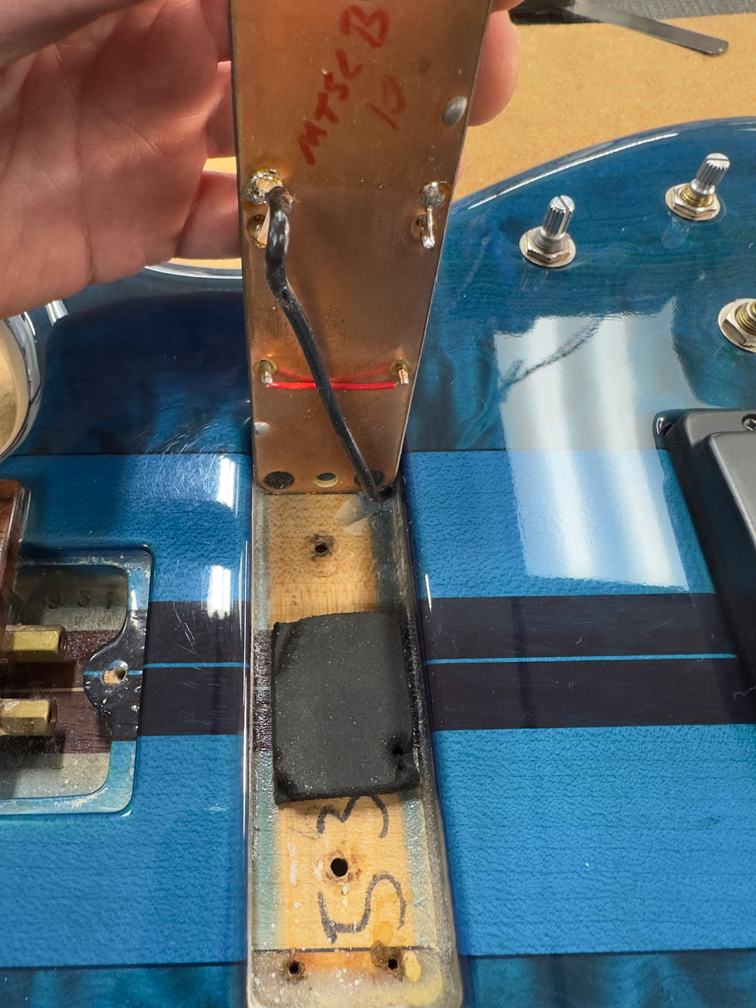 1980s Tobias Guitars Pre-Gibson Basic 5 Blue 