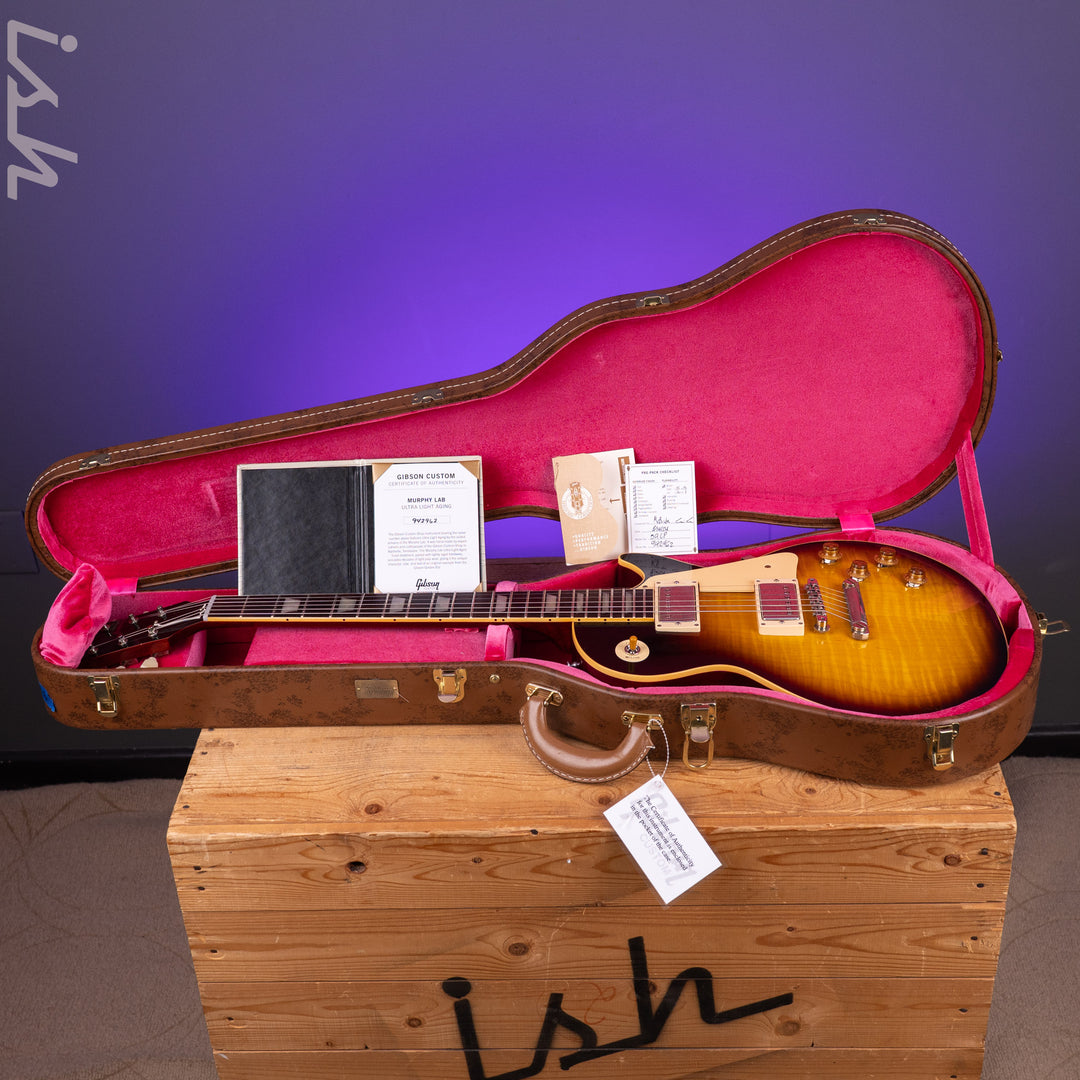 2024 Gibson Murphy Lab Les Paul R9 Ultra Light Aged Kindred Burst