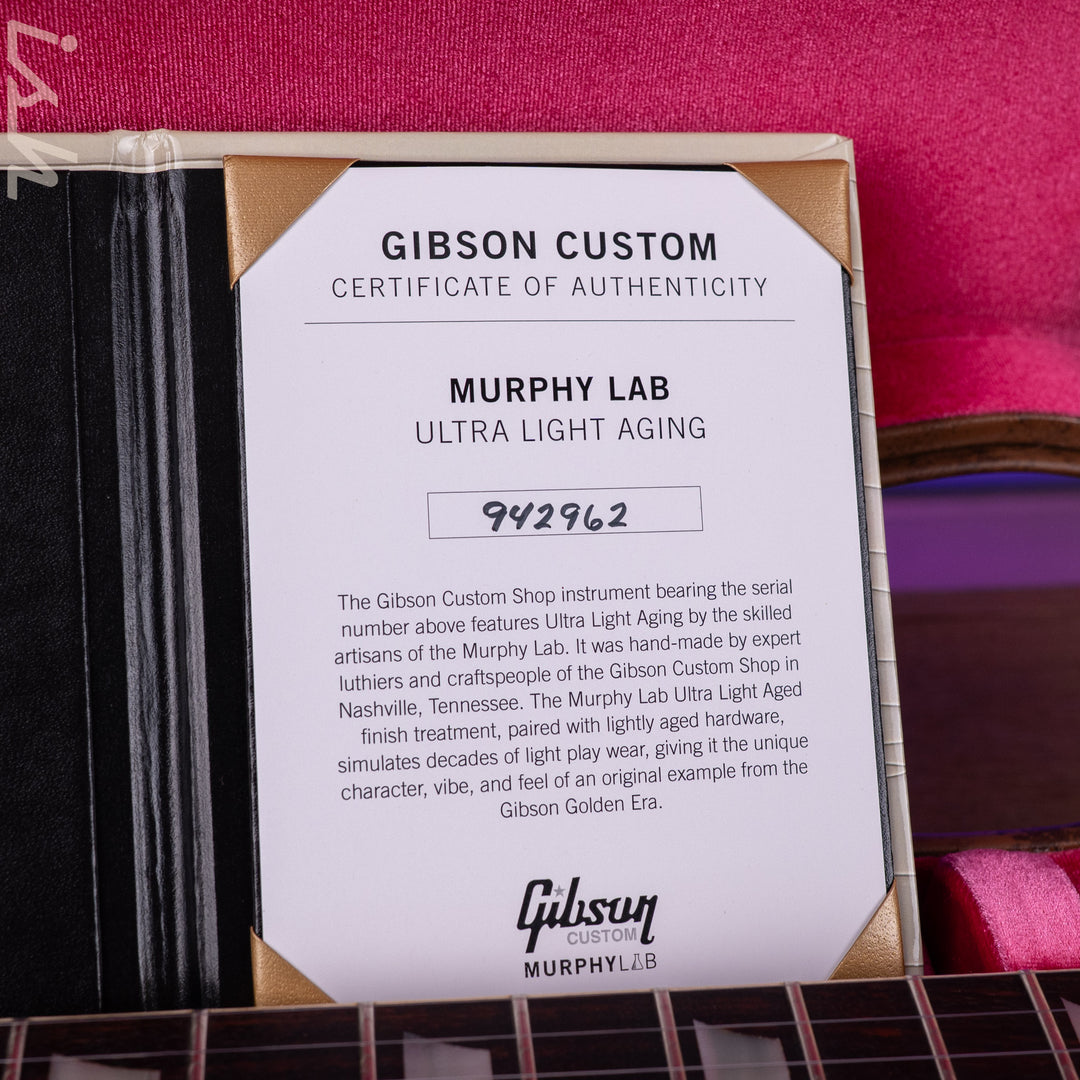 2024 Gibson Murphy Lab Les Paul R9 Ultra Light Aged Kindred Burst