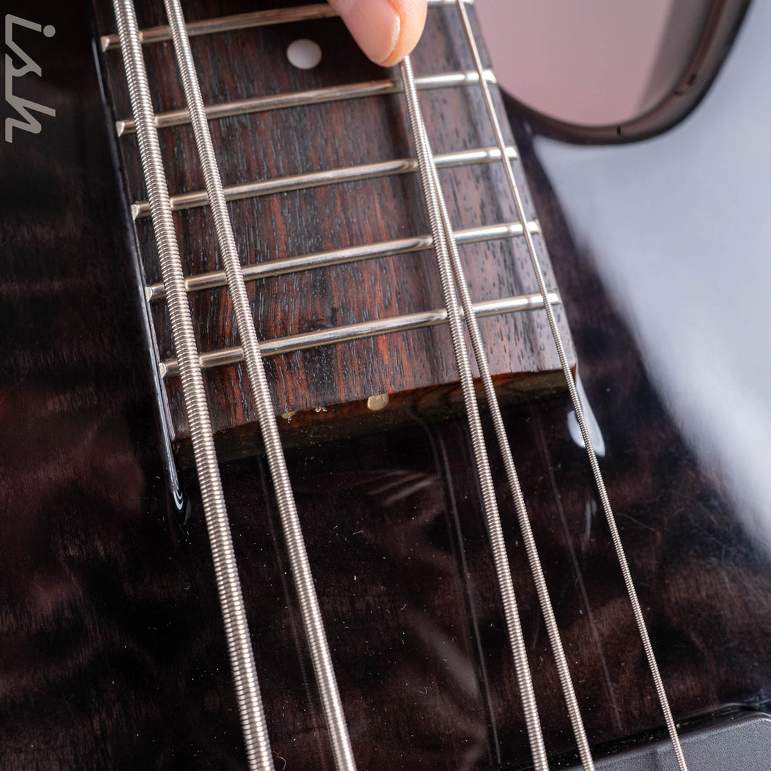 2000s Spector Rex Brown Signature 5 String Trans Black