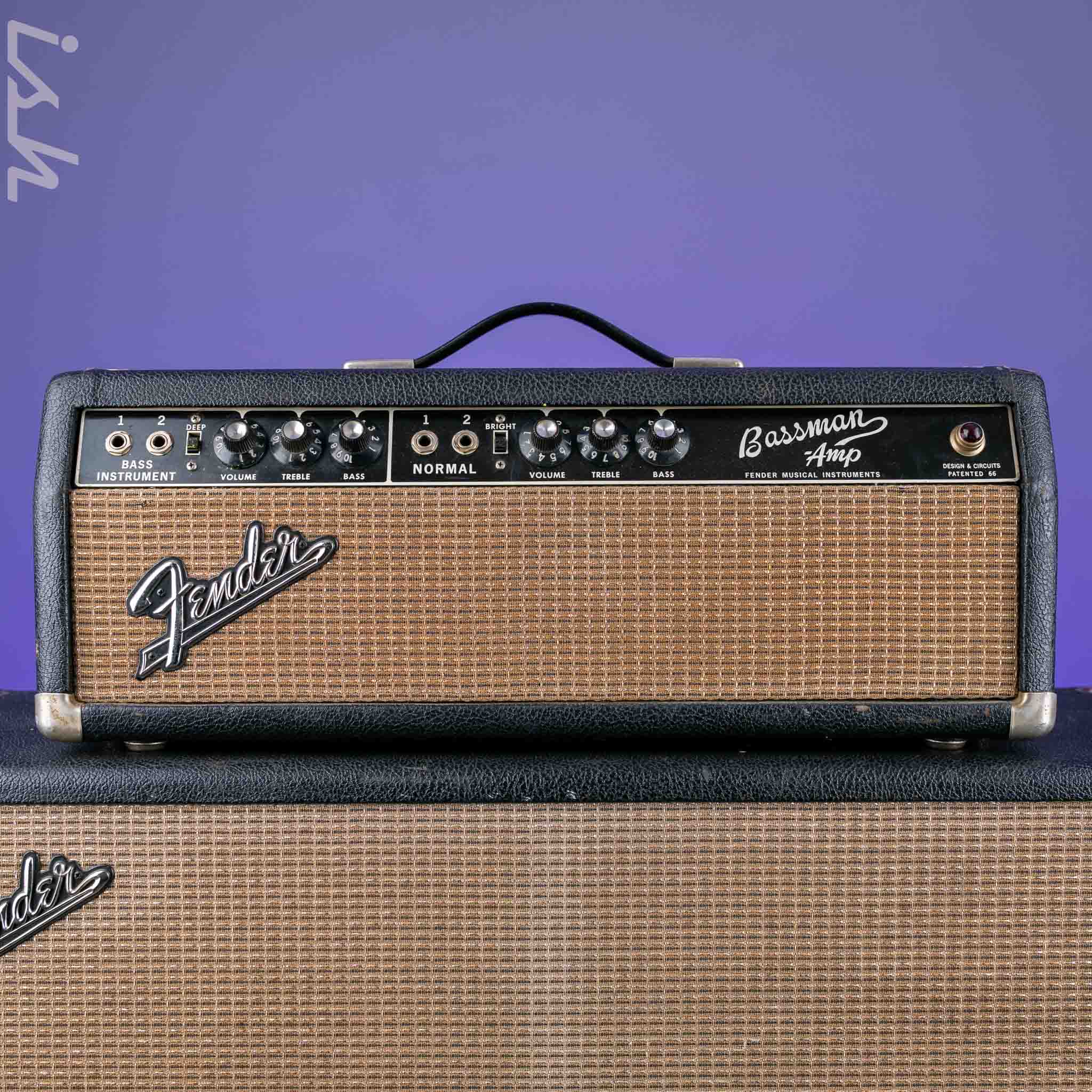 1965 Fender Bassman Head and Cabinet – Ish Guitars