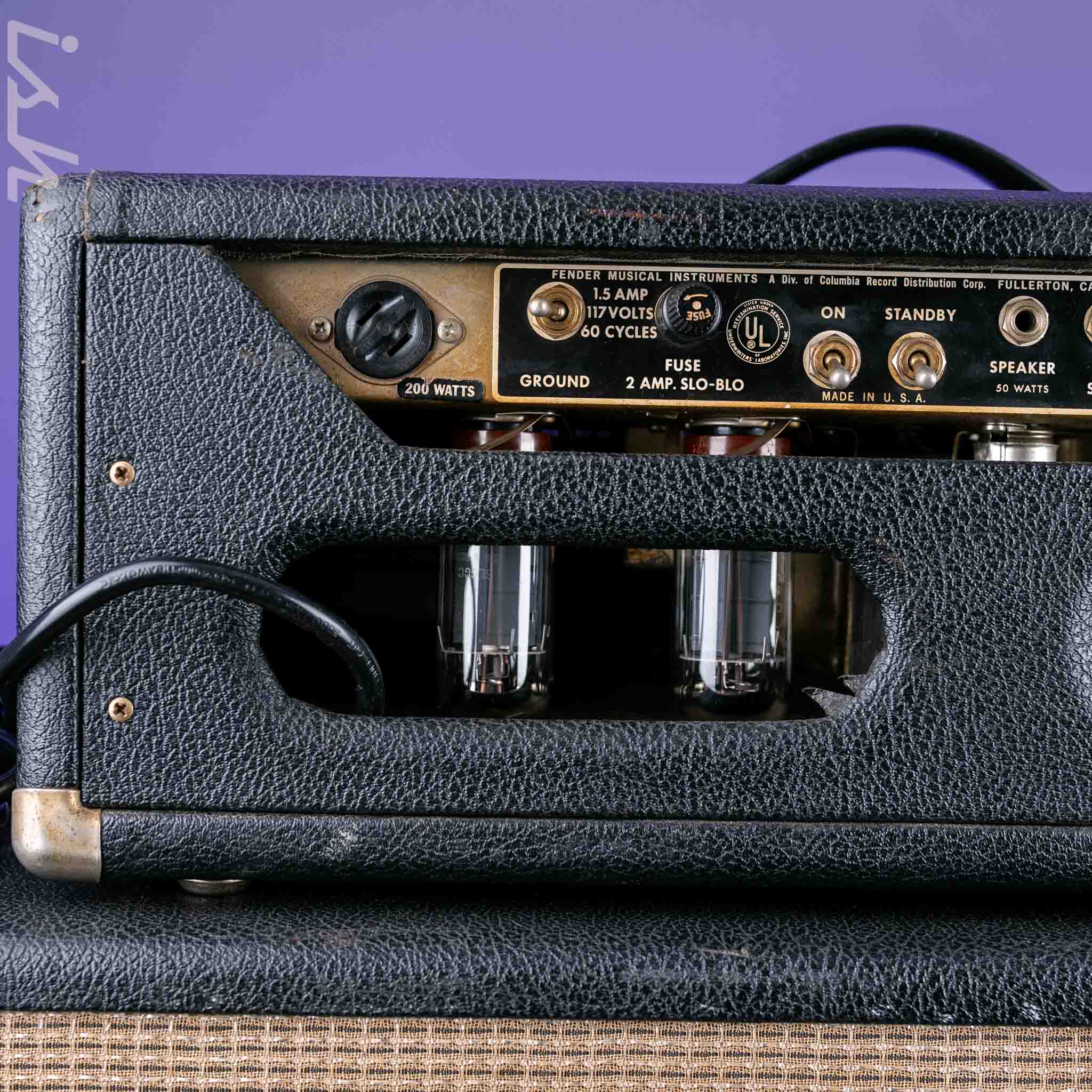 1965 Fender Bassman Head and Cabinet – Ish Guitars
