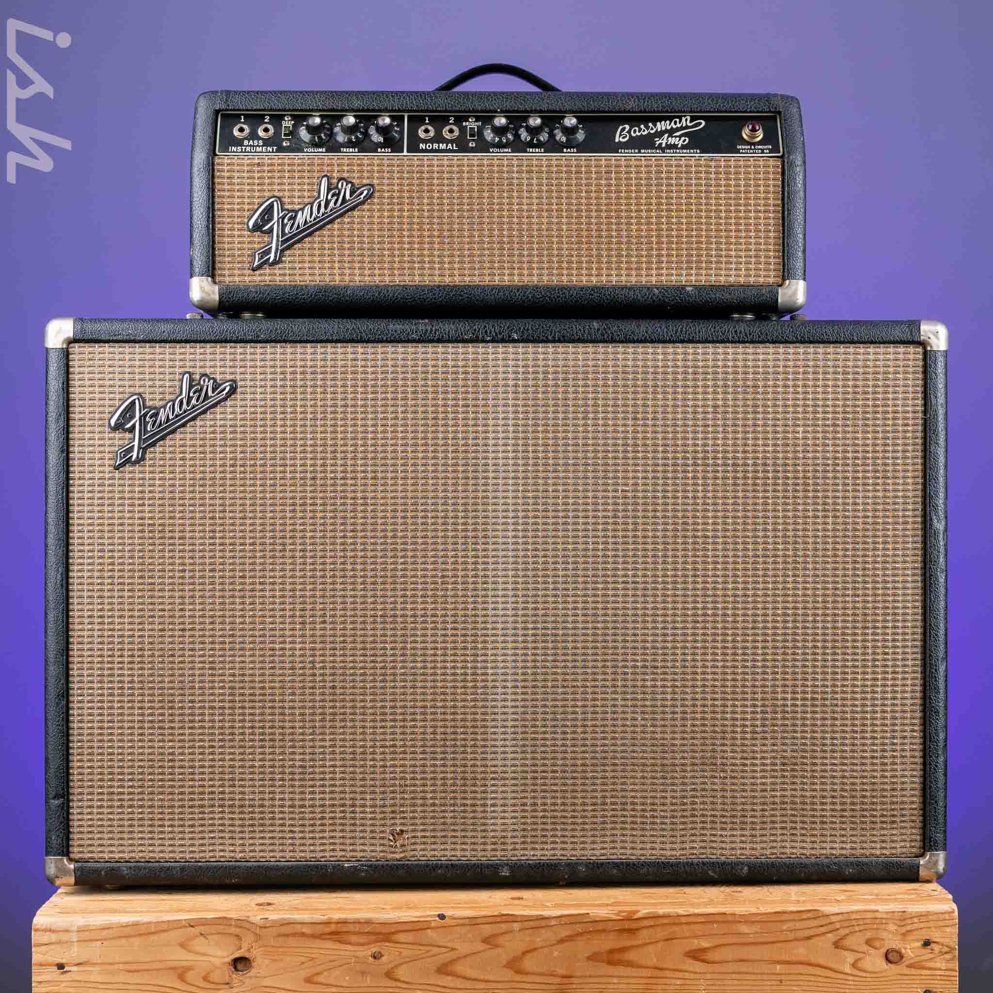 1965 Fender Bassman Head and Cabinet – Ish Guitars