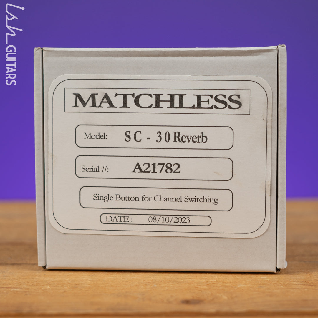 Matchless SC-30 Reverb Guitar Amp Dark Grey/ Dark Burgundy/ Silver Demo