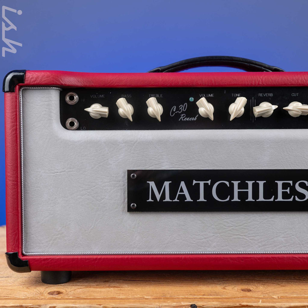 Matchless HC-30 Reverb Custom Tolex Red/Grey/Silver