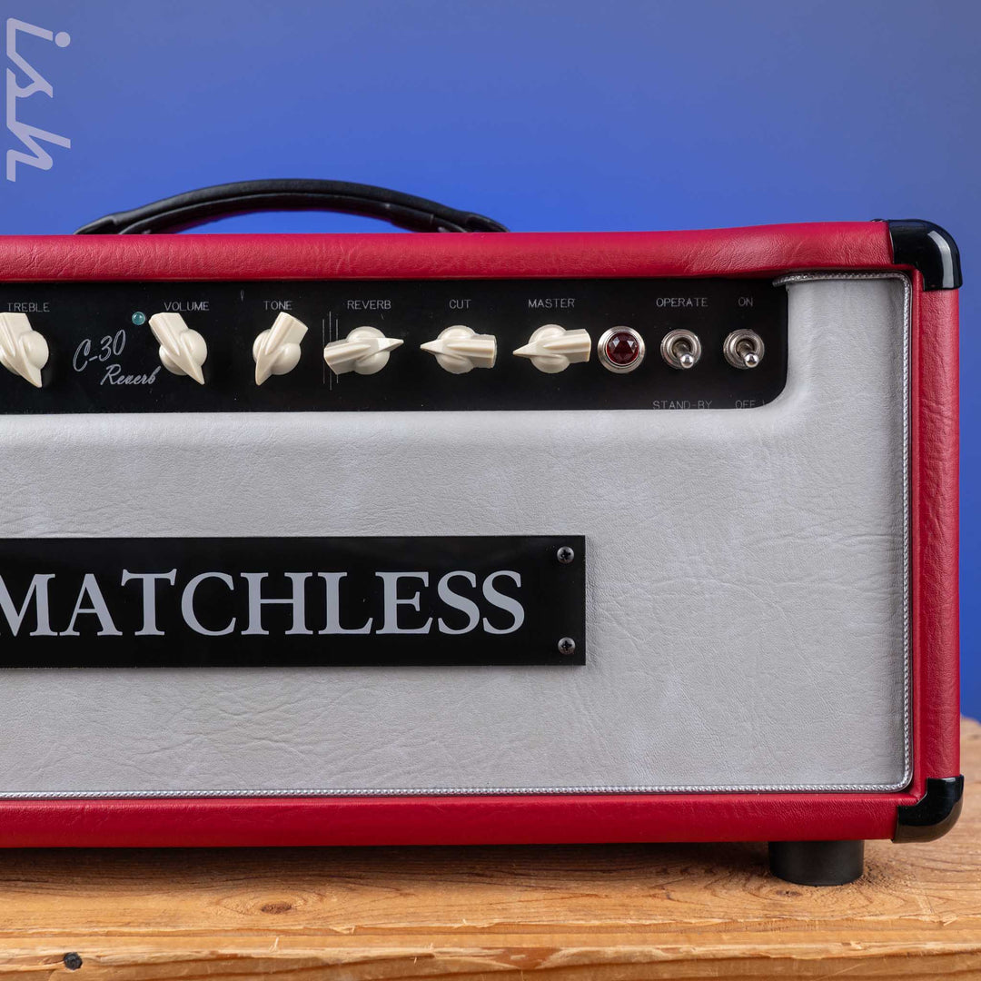 Matchless HC-30 Reverb Custom Tolex Red/Grey/Silver