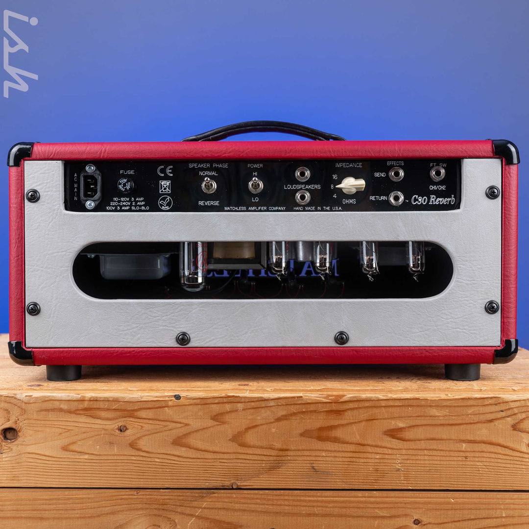 Matchless HC-30 Reverb Custom Tolex Red/Grey/Silver
