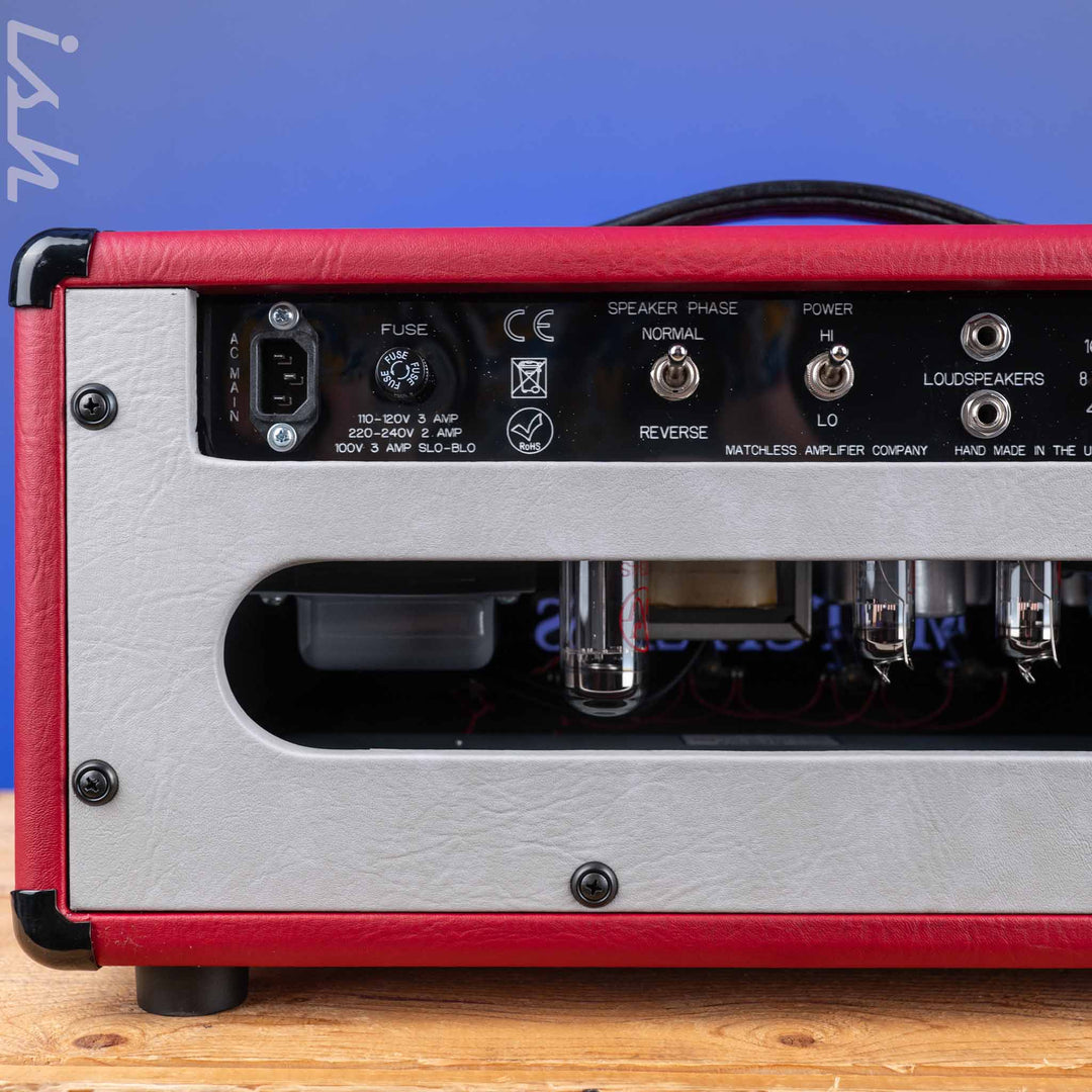 Matchless HC-30 Reverb Custom Tolex Red/Grey/Silver