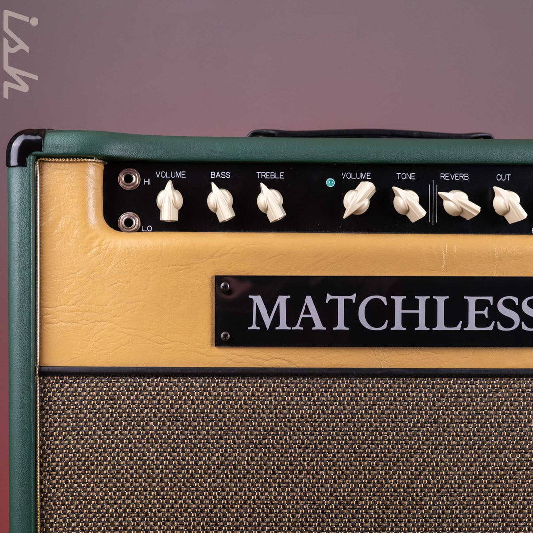 Matchless SC-30 Reverb 112 Combo Custom Tolex Green &amp; Gold Demo