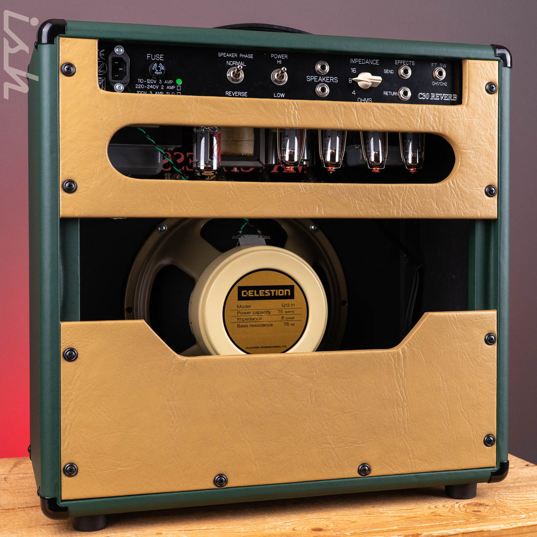 Matchless SC-30 Reverb 112 Combo Custom Tolex Green &amp; Gold Demo