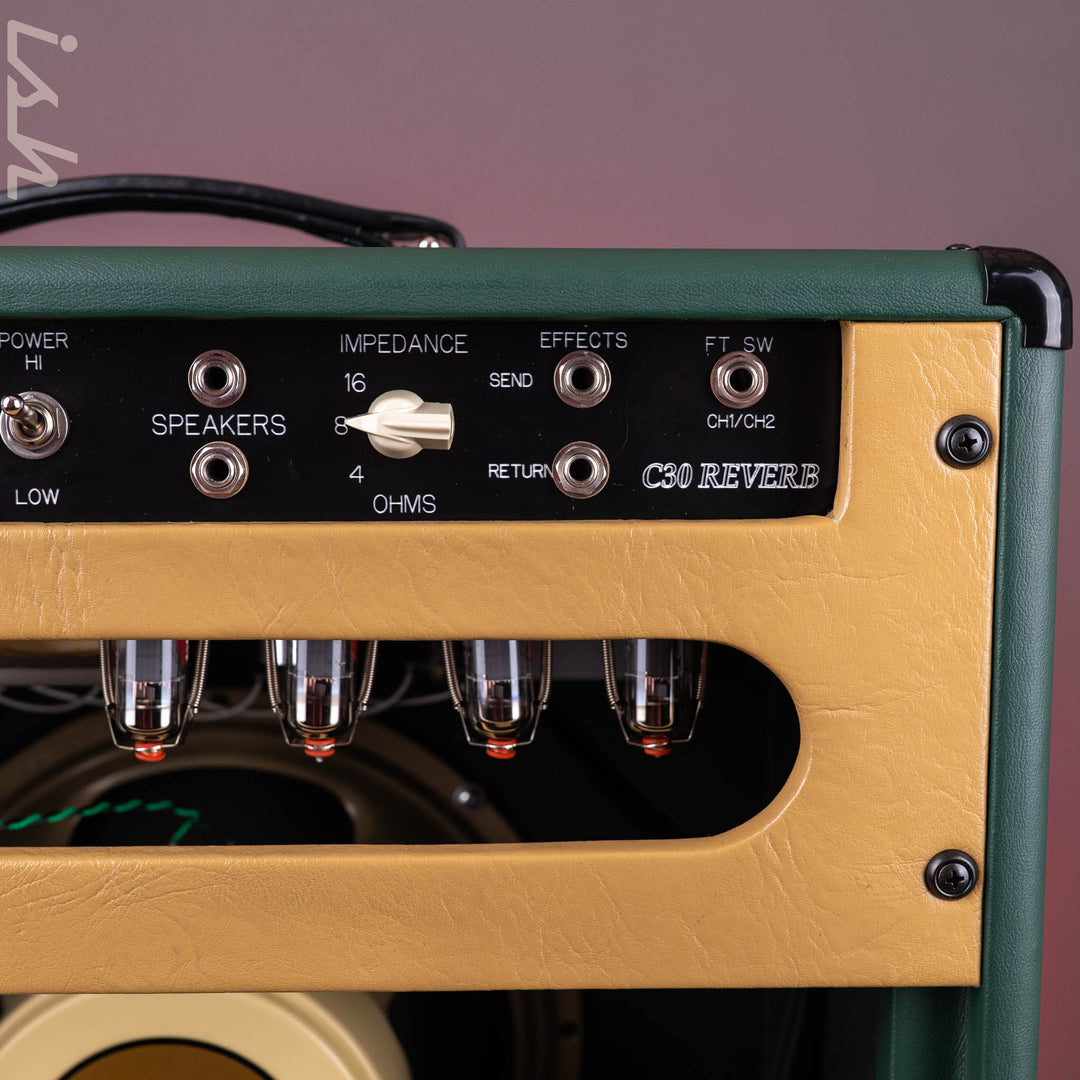 Matchless SC-30 Reverb 112 Combo Custom Tolex Green &amp; Gold Demo