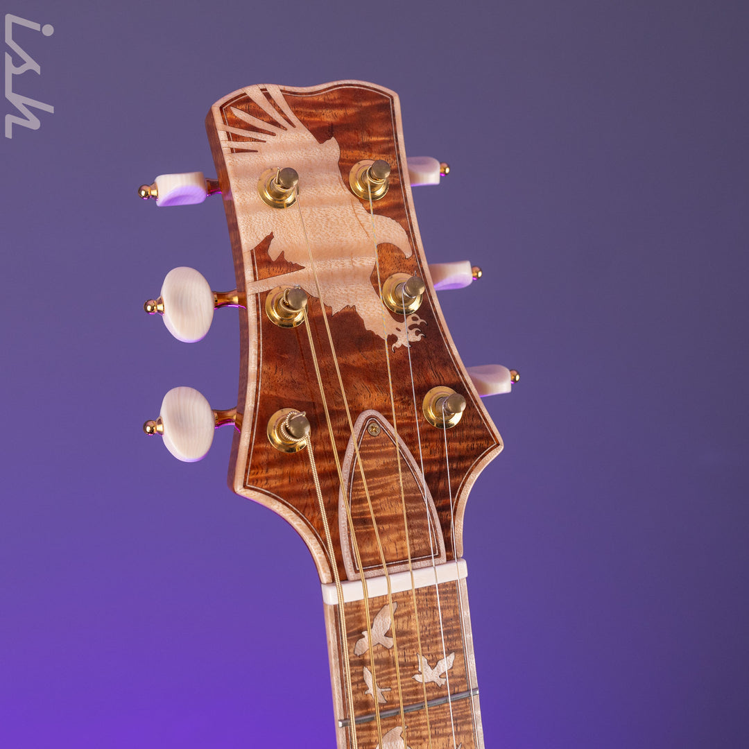 PRS Private Stock Angelus Koa Curly Maple Acoustic-Electric Guitar