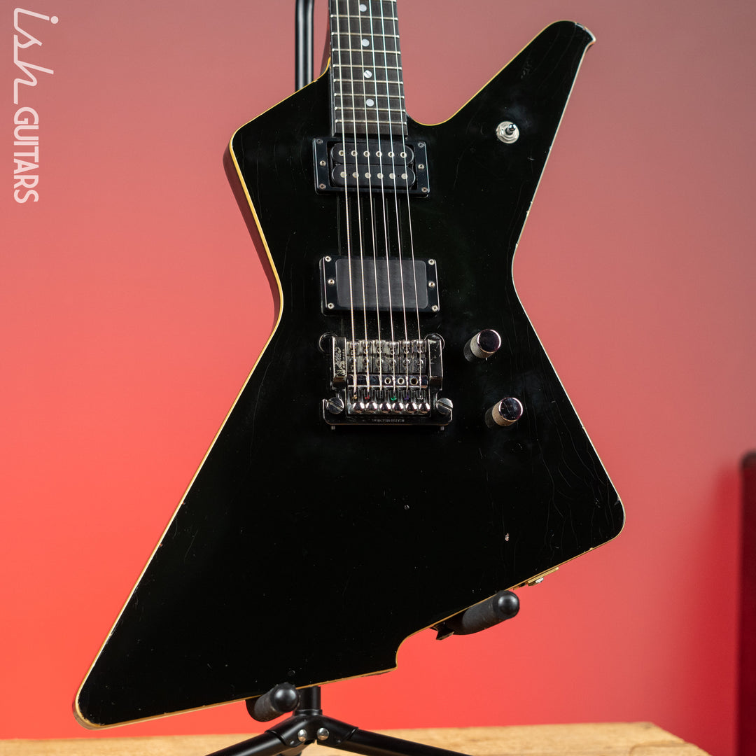 1986 Ibanez DT-500 Black - Signed &amp; Owned/Stage Played by Karl Logan (Manowar)