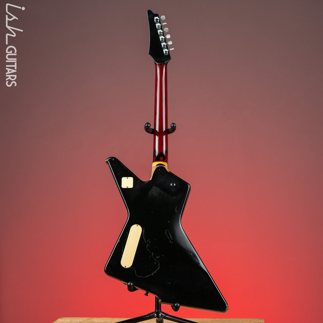 1986 Ibanez DT-500 Black - Signed &amp; Owned/Stage Played by Karl Logan (Manowar)