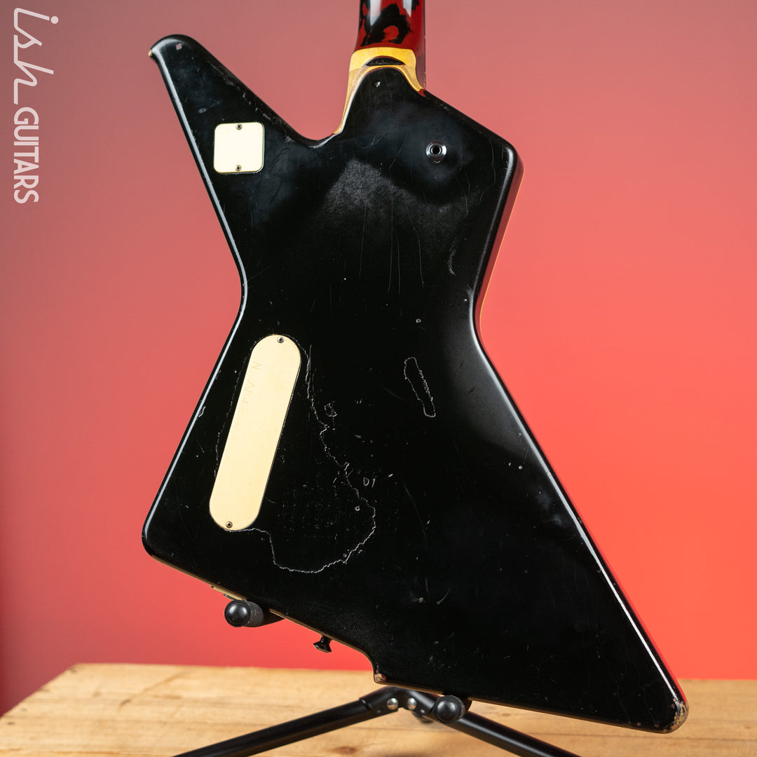 1986 Ibanez DT-500 Black - Signed &amp; Owned/Stage Played by Karl Logan (Manowar)