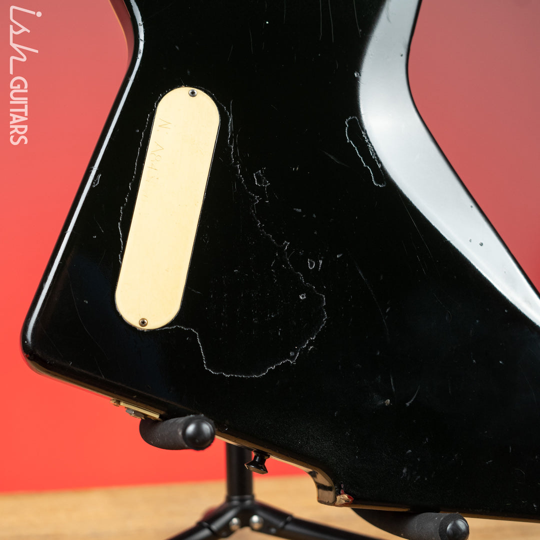 1986 Ibanez DT-500 Black - Signed &amp; Owned/Stage Played by Karl Logan (Manowar)