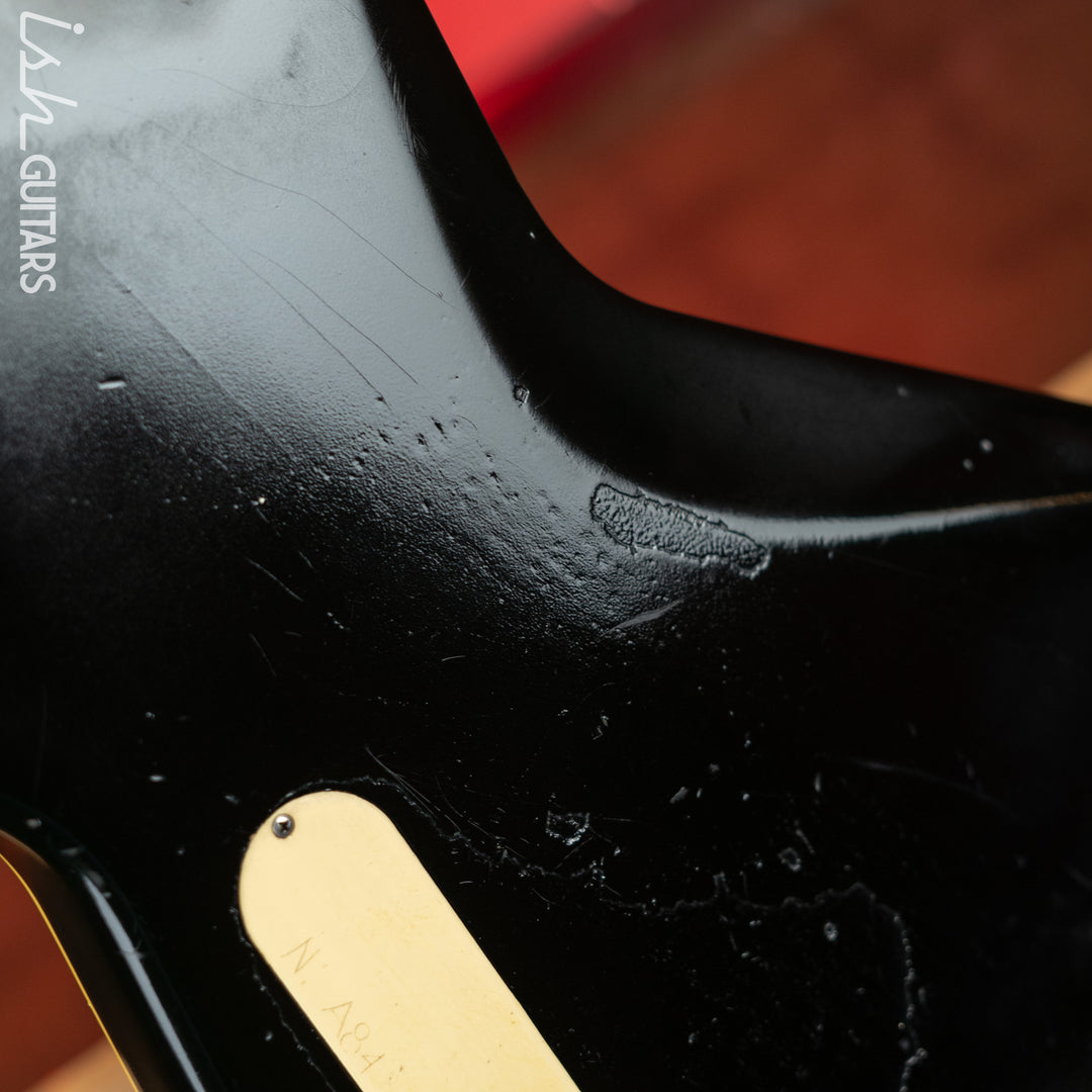 1986 Ibanez DT-500 Black - Signed &amp; Owned/Stage Played by Karl Logan (Manowar)