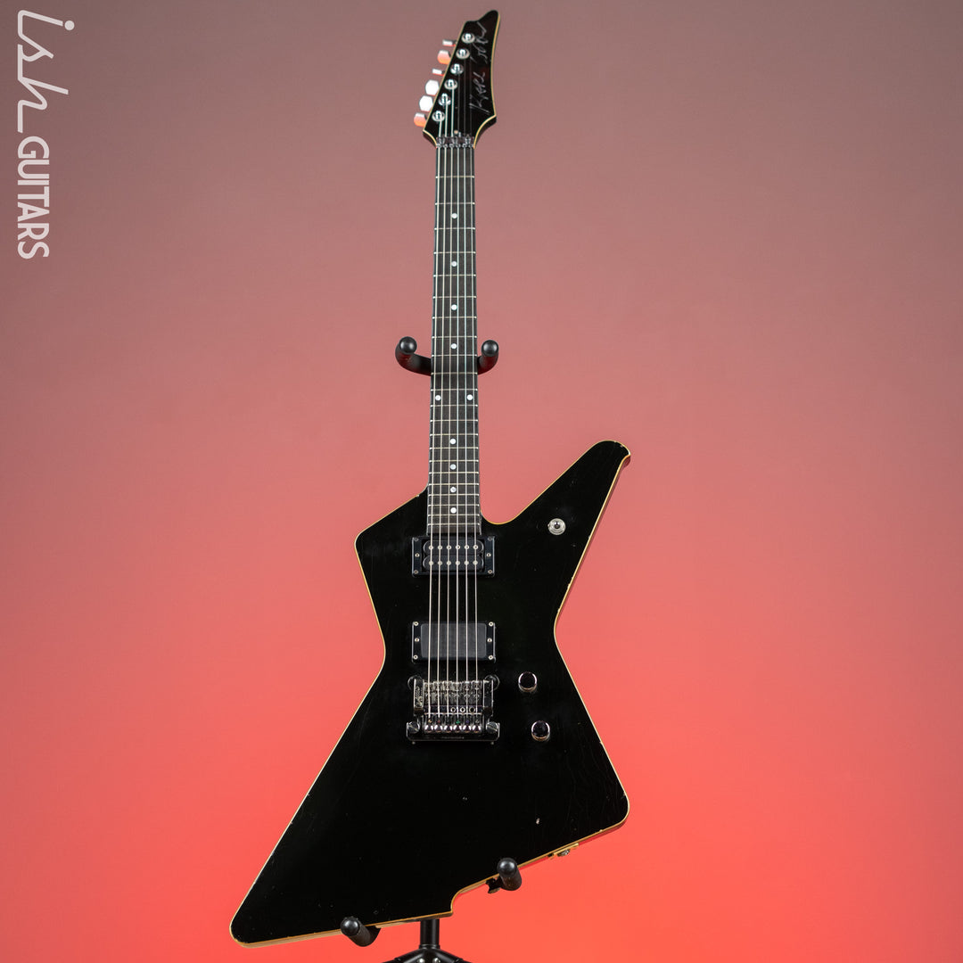 1986 Ibanez DT-500 Black - Signed &amp; Owned/Stage Played by Karl Logan (Manowar)